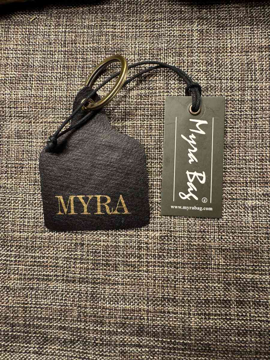 2014MMT  Myra Bag Twlights First Bloom  Tooled Leather  Key