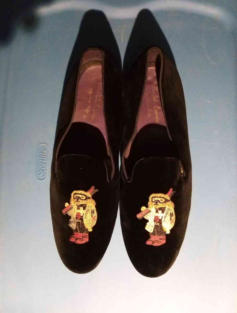 Ralph Lauren Purple Label Alonzo Ski Bear Slippers size 11