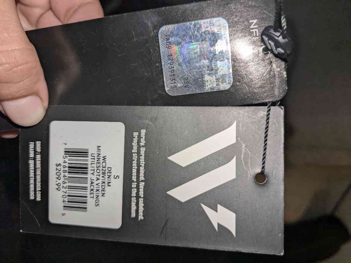 NFL Vikings Jean Jacket