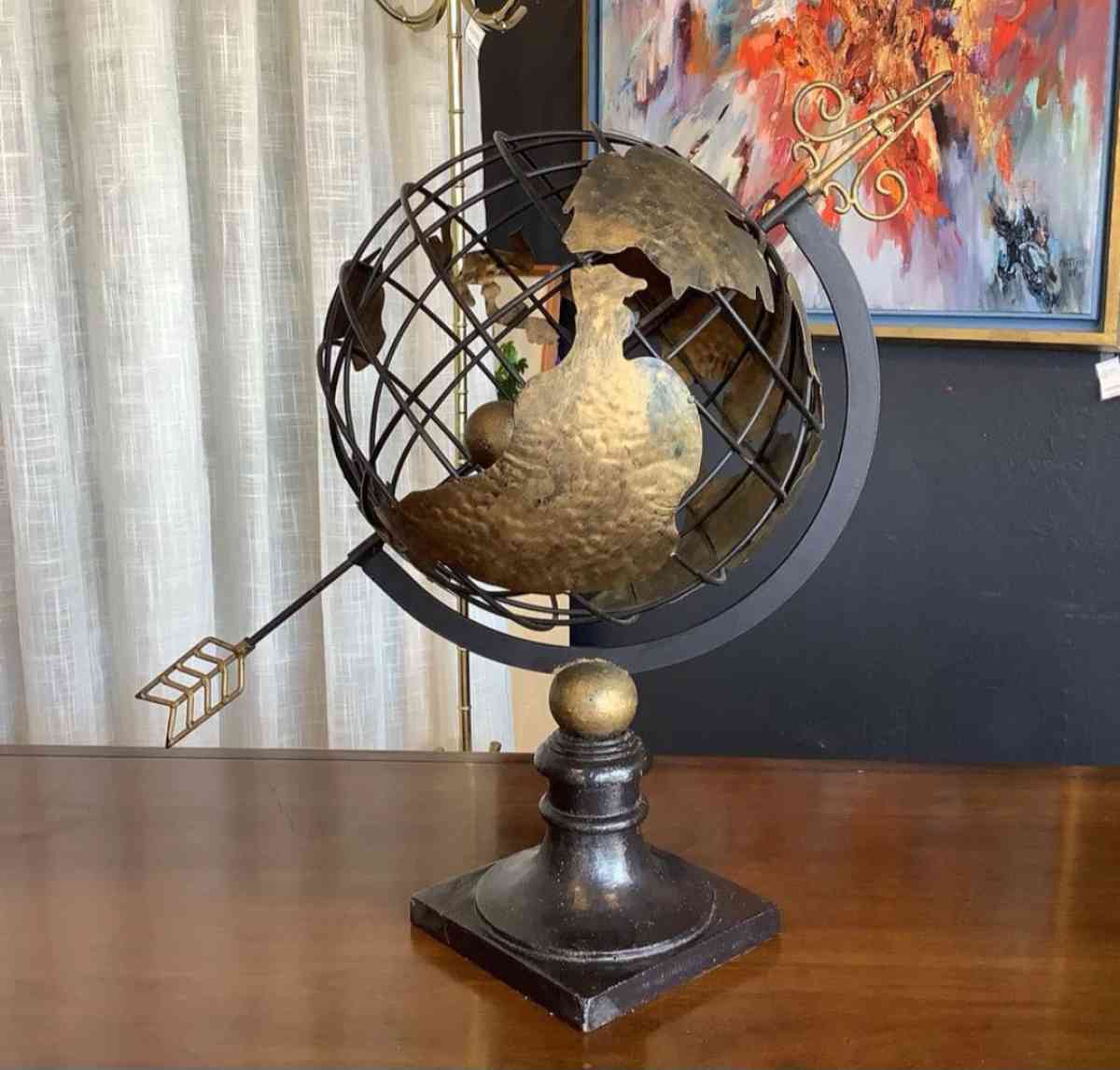 Metal Armillary Globe Sphere