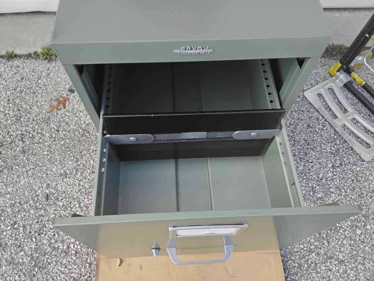 Well Made Light Green Filling Cabinet Very Clean Like New