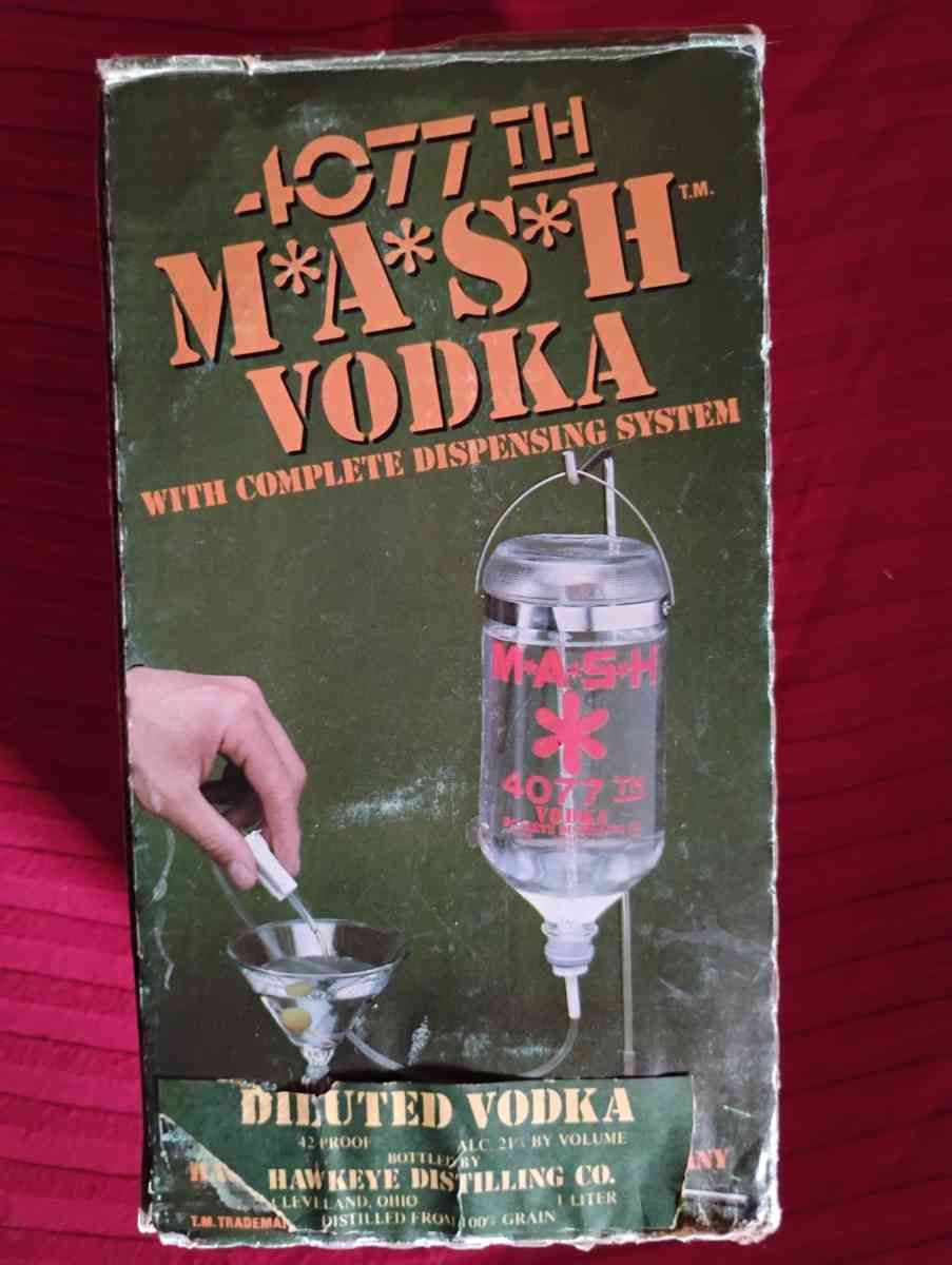 Mash 4077 vodka dispenser collectable