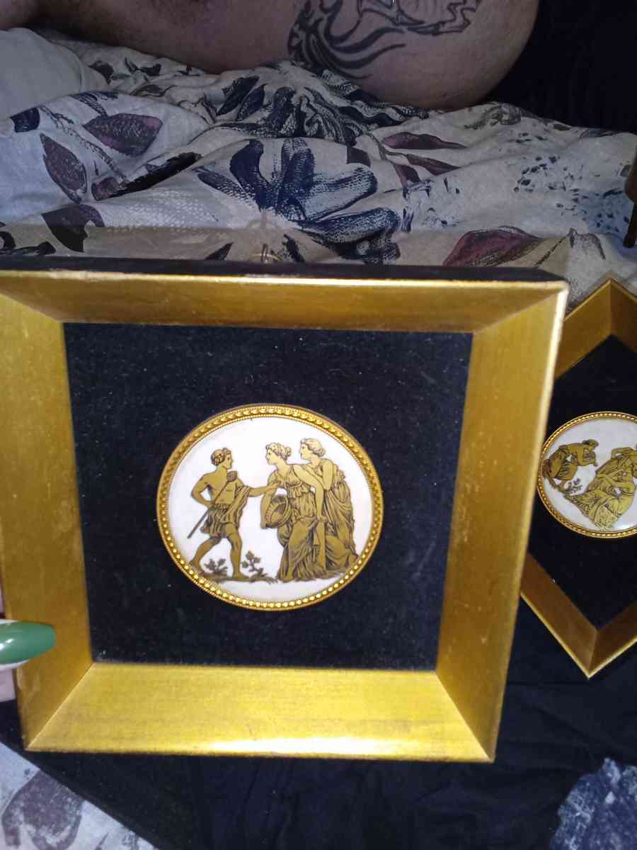 Two Neoclassical Platter Pictures