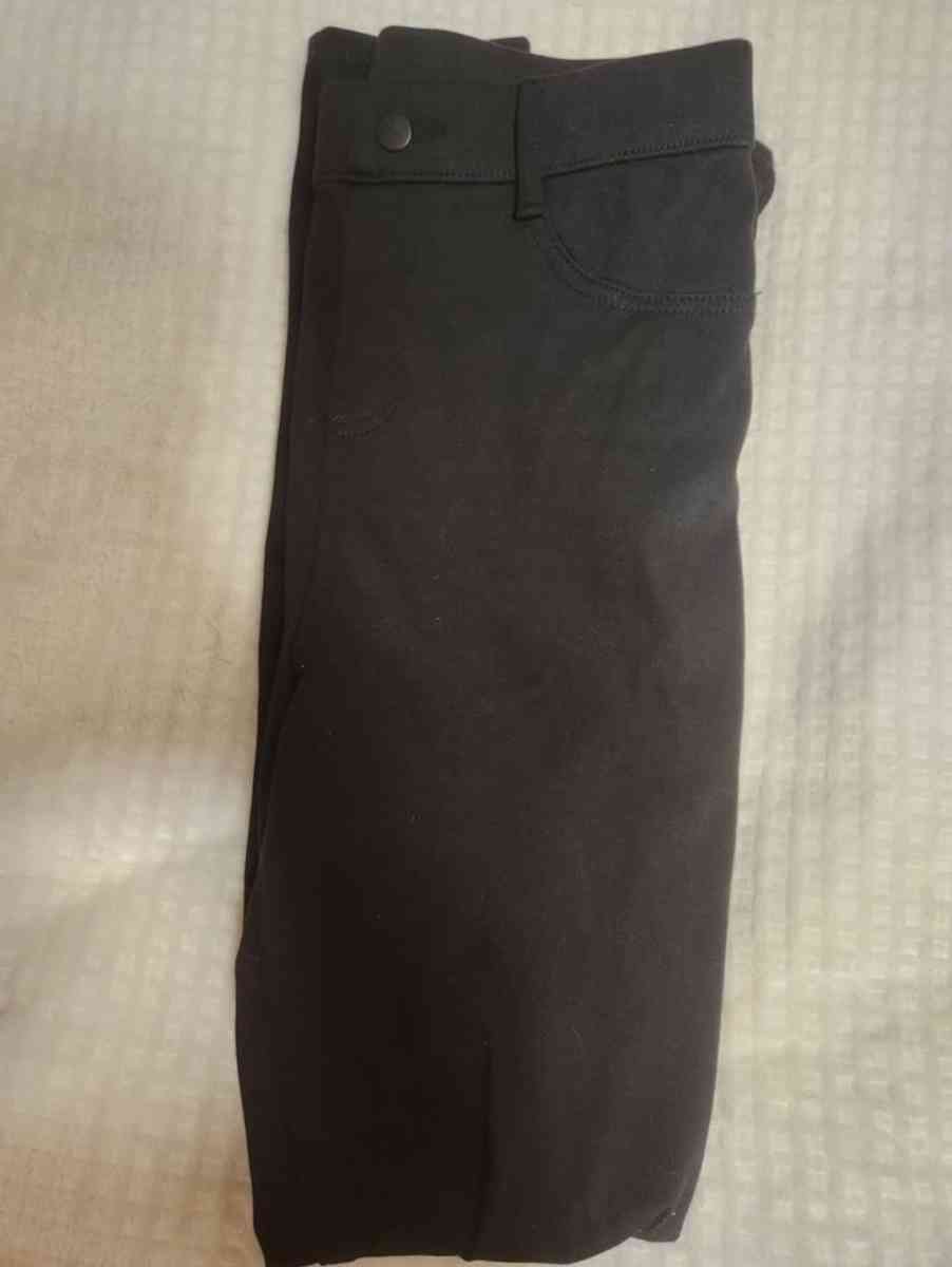 Small 4 to 6 Girls Time and Tru Black Button Jeans