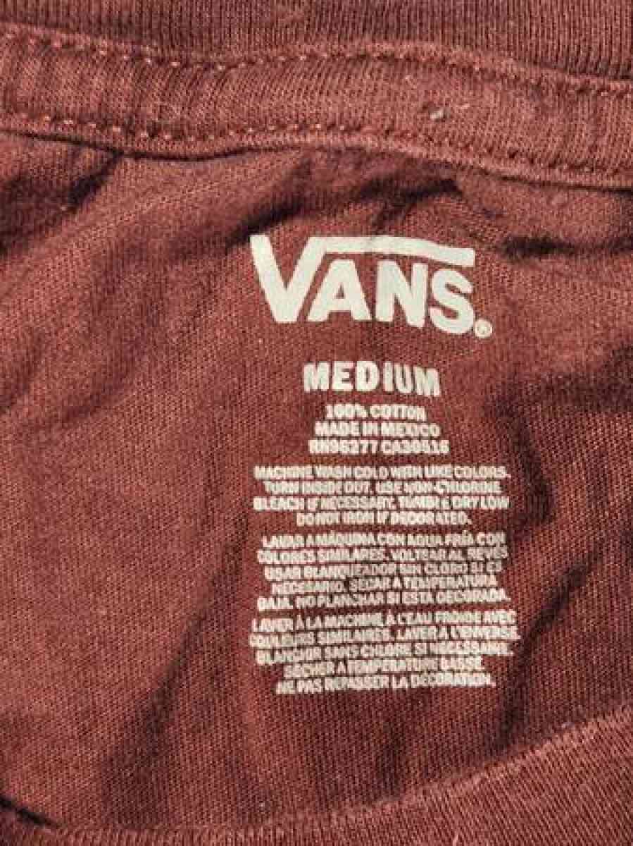 vans longsleeve shirt