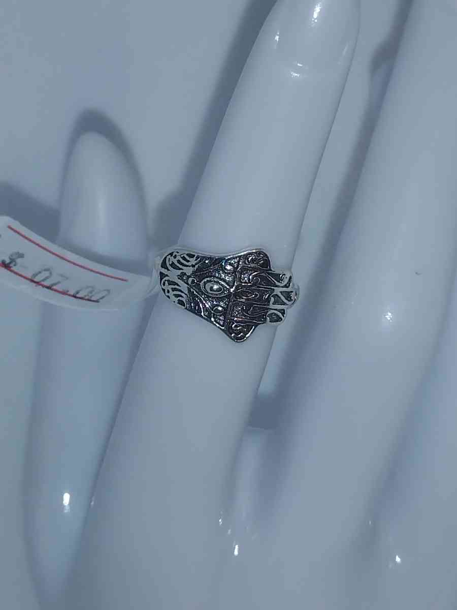 Palm Reader Silver Ring