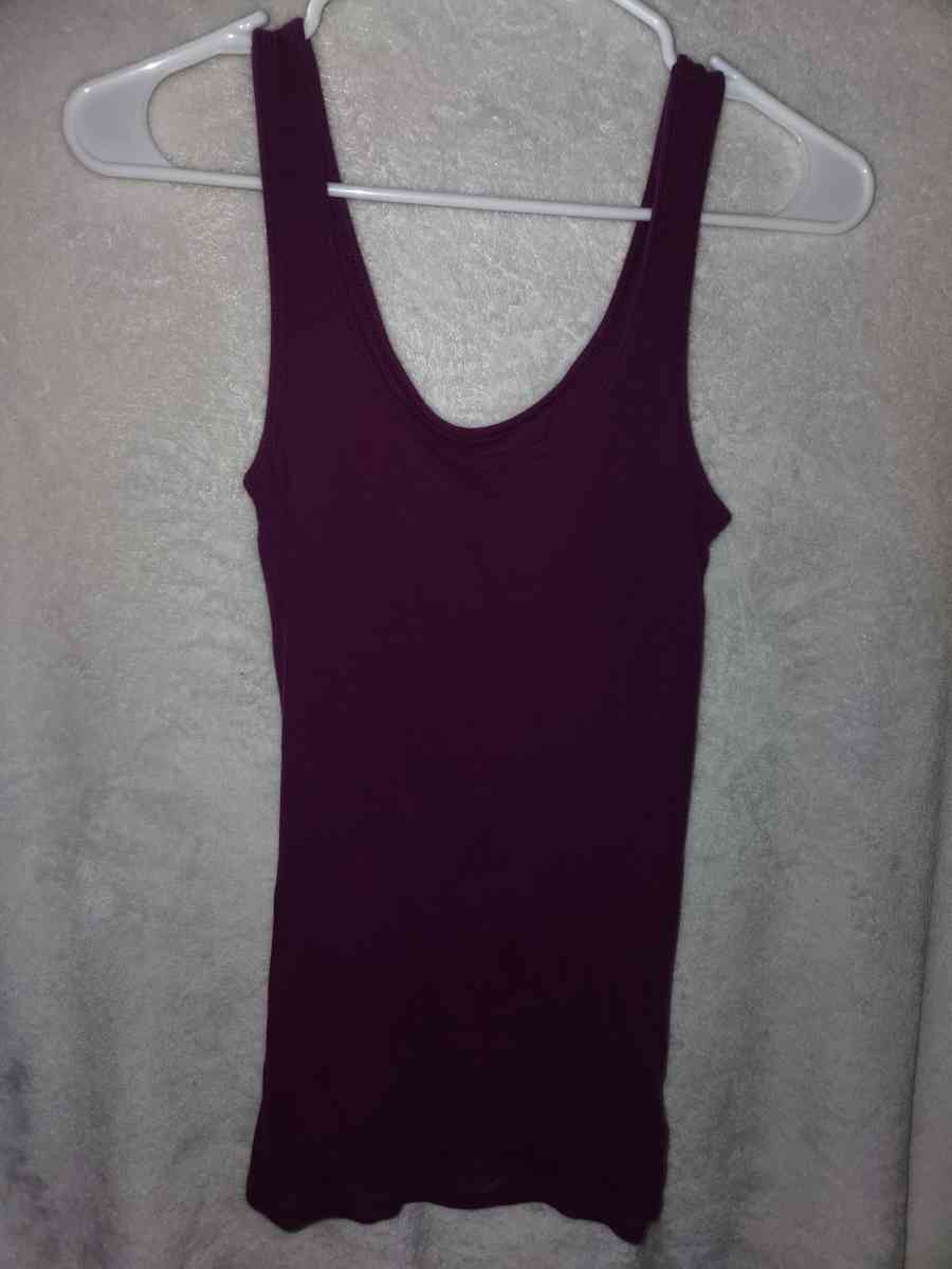 XS Girls Time And Tru Purple Tank Top