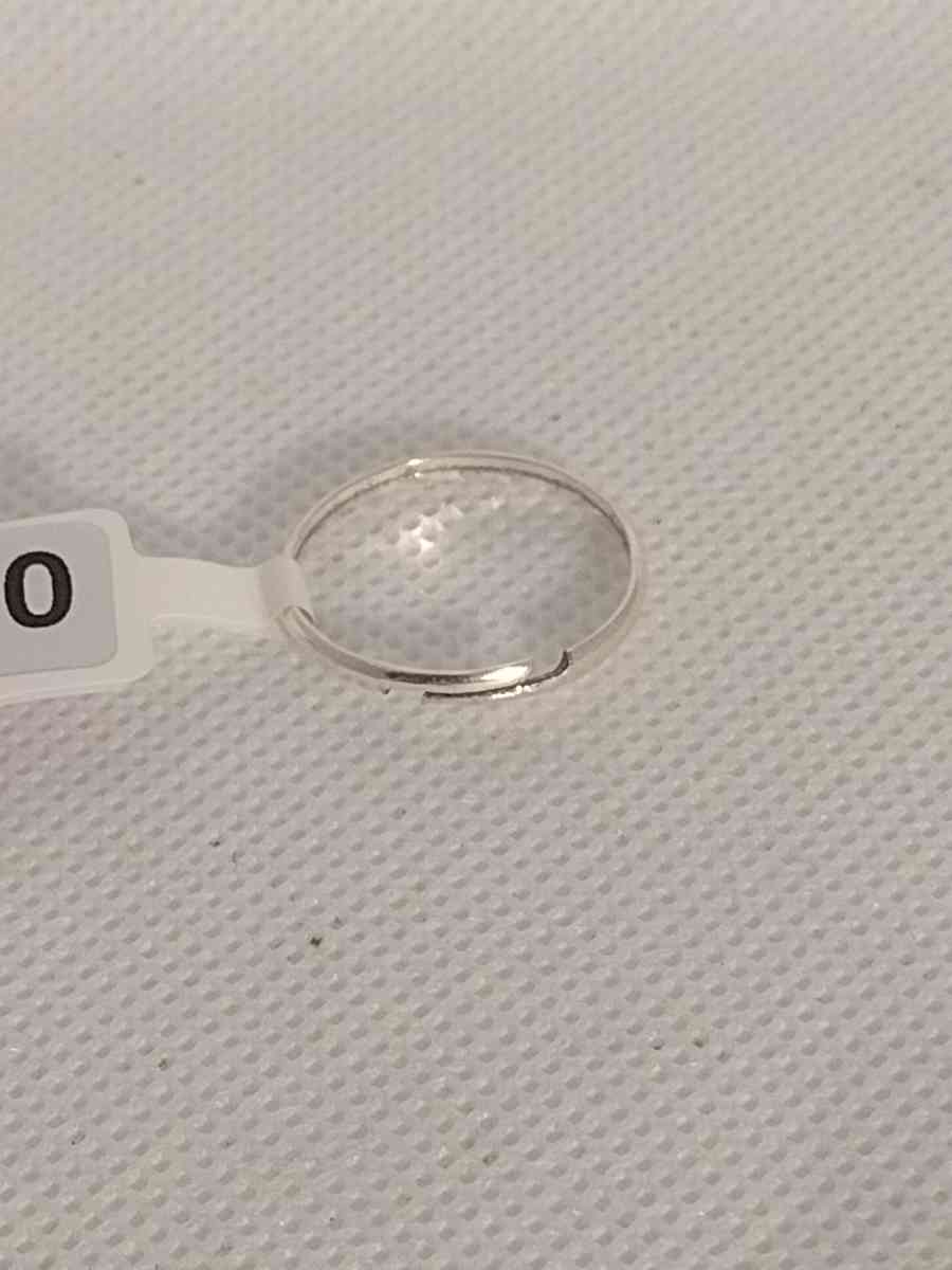 Simple Split Silver Ring