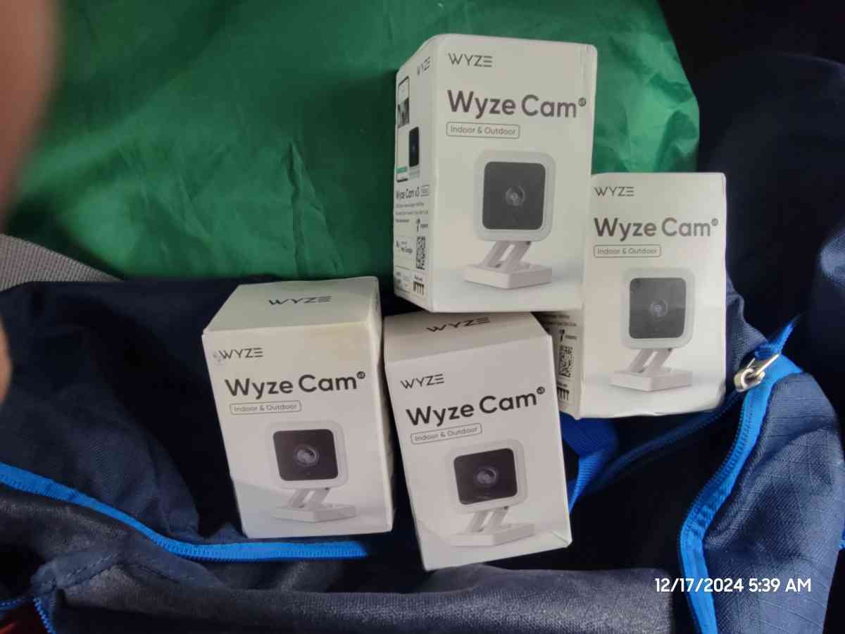 4 Wyze Security Cameras