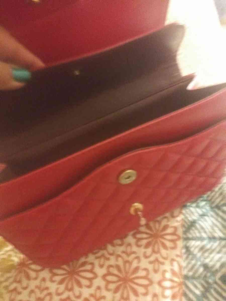 CHANEL Classic Jumbo Red Lambskin Leather Double Flap Should