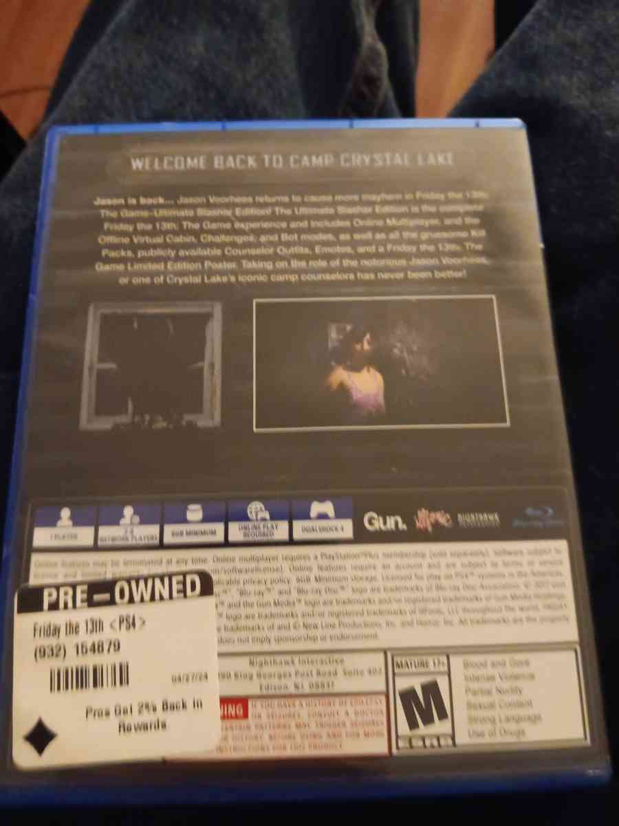 Friday The 13th the game ps4