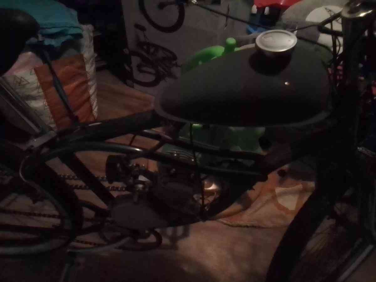 bicycle with motor to drive