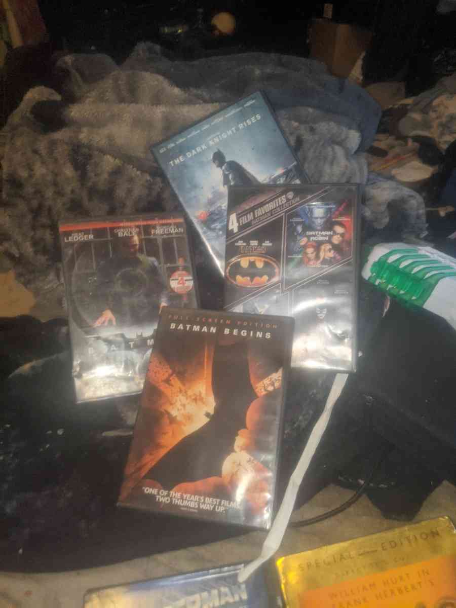 Series of Batman and Superman DVDs