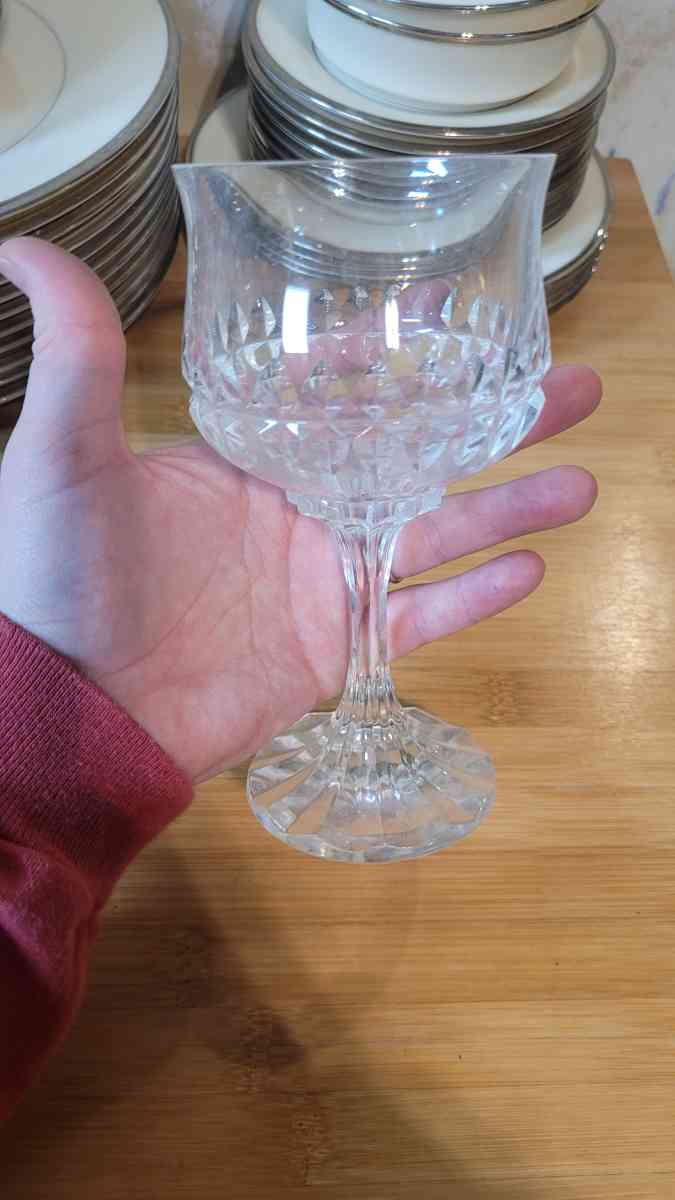 Lenox China and crystal stemware