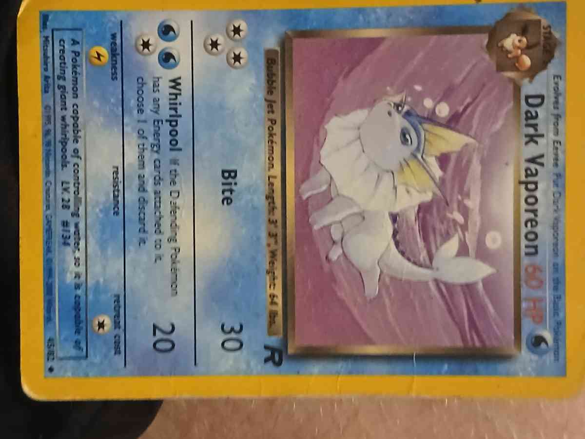 rare 1995 collectibles pokemon cards