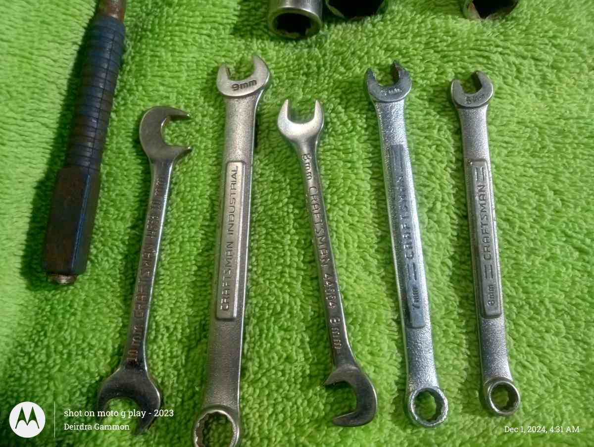 Craftsman Wrenchs  and misc  Items