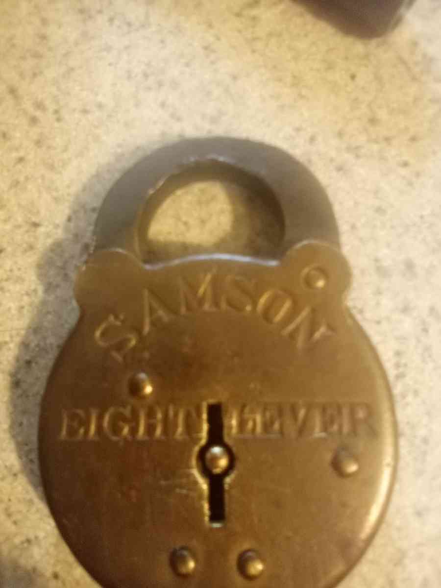 old lock  no key