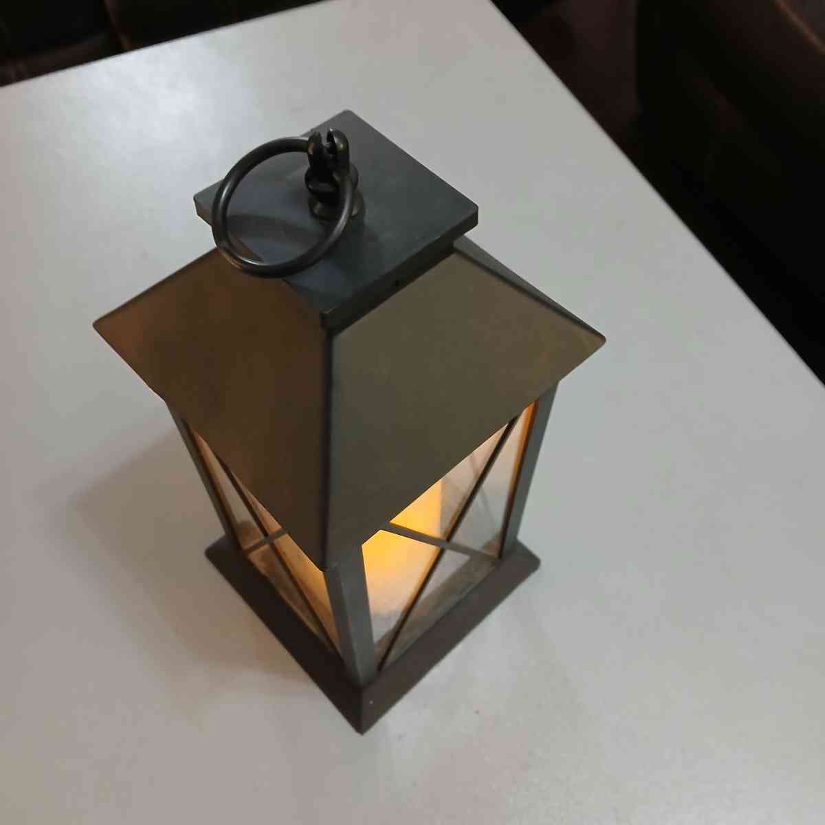 Black decorative lantern