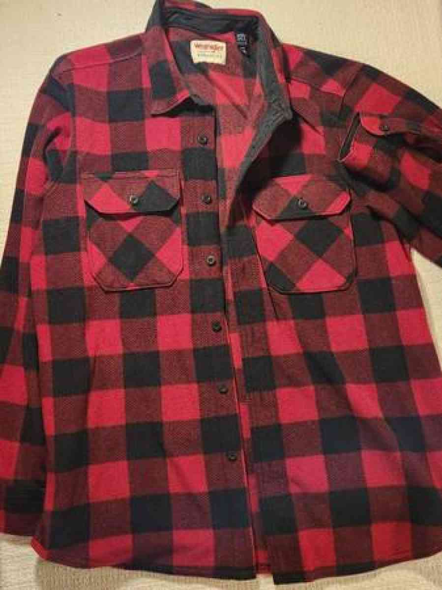 wrangler plaid jacket