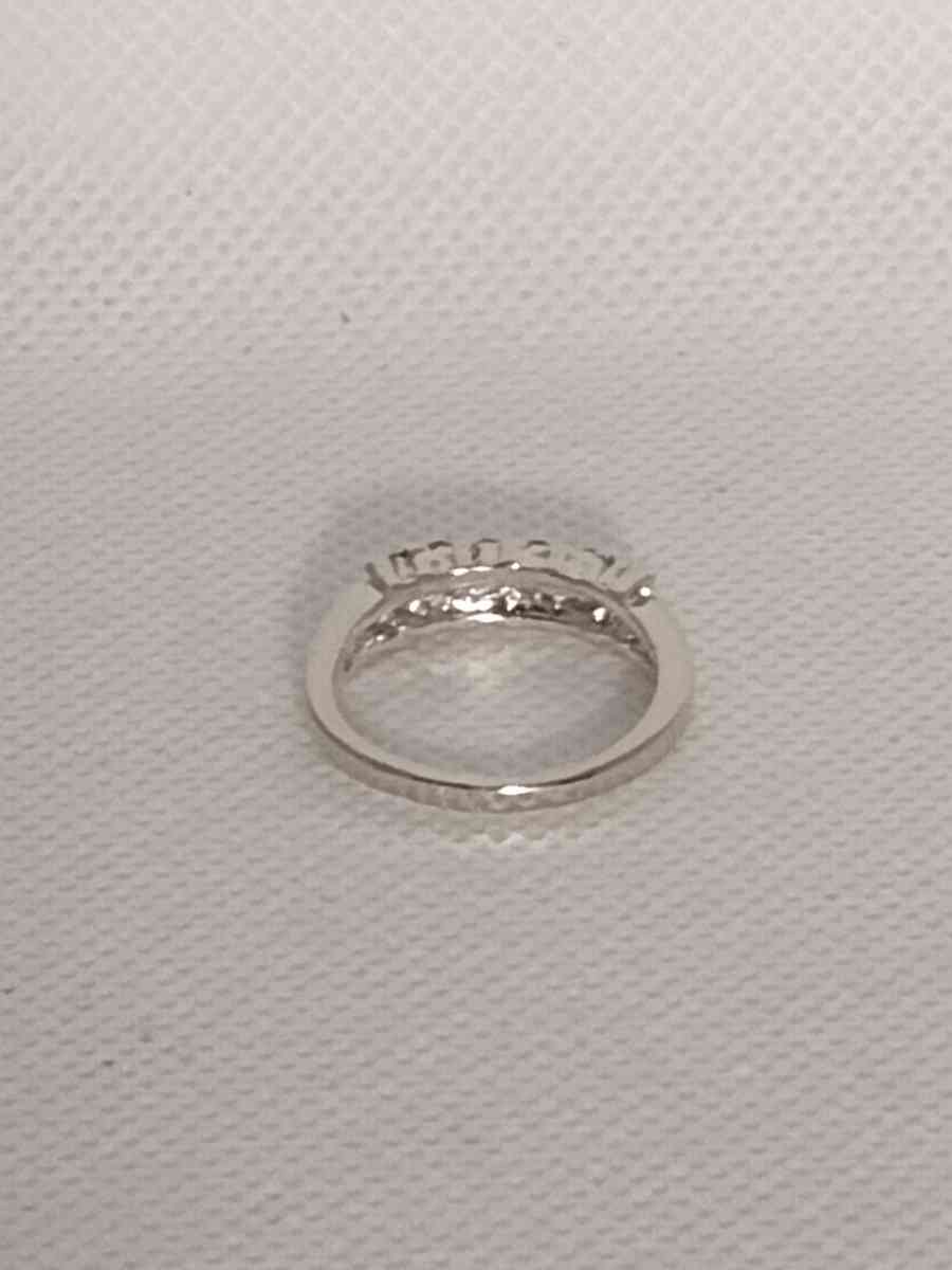 Black Twelve Silvery Ring