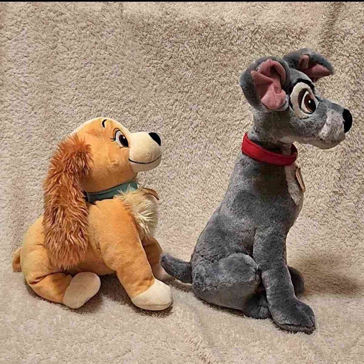 Disney Lady And The Tramp Plushes