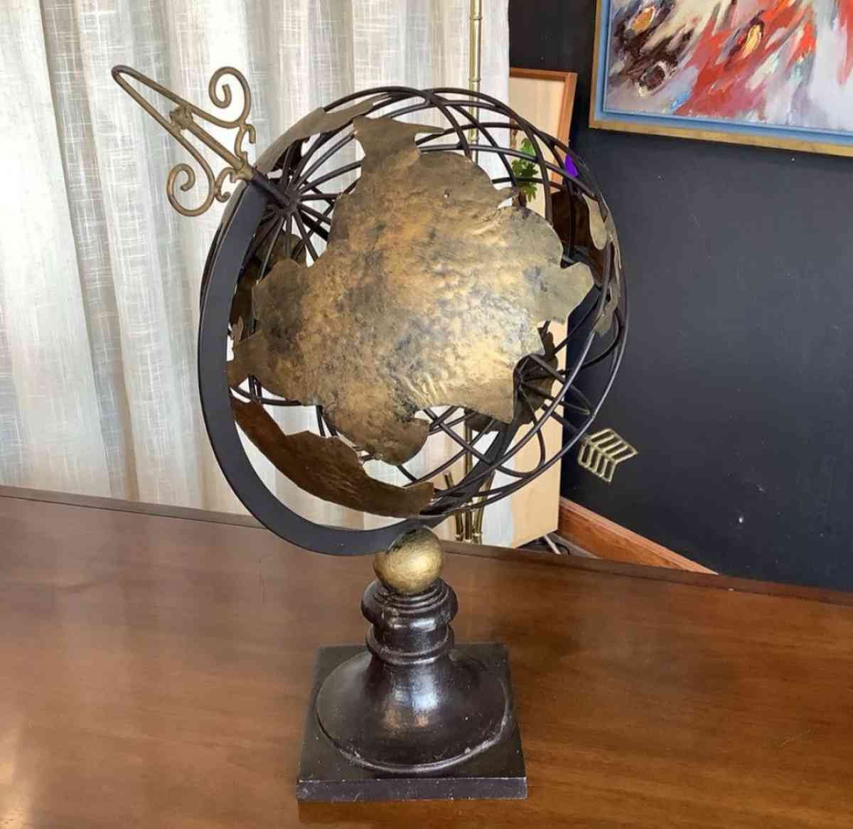 Metal Armillary Globe Sphere