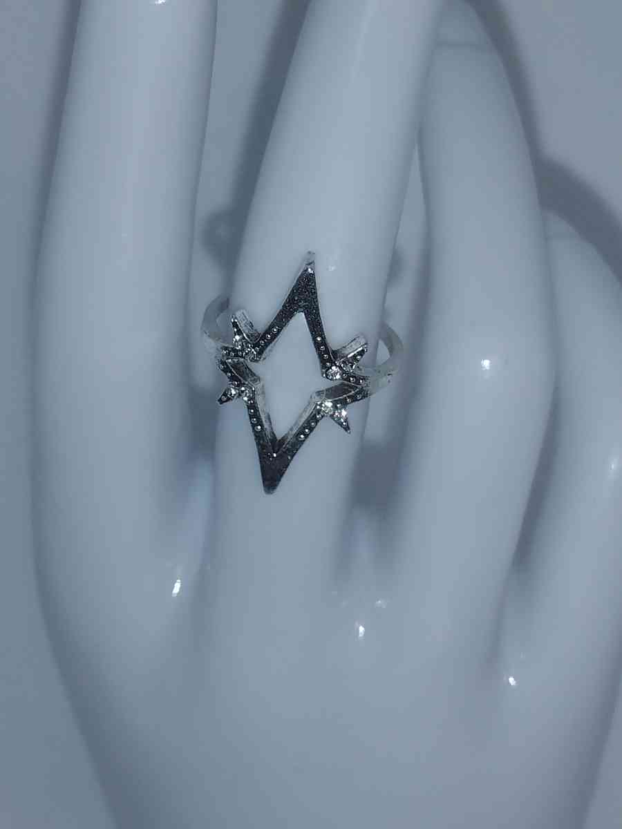 Bohemian Style Ring Sharp Angles