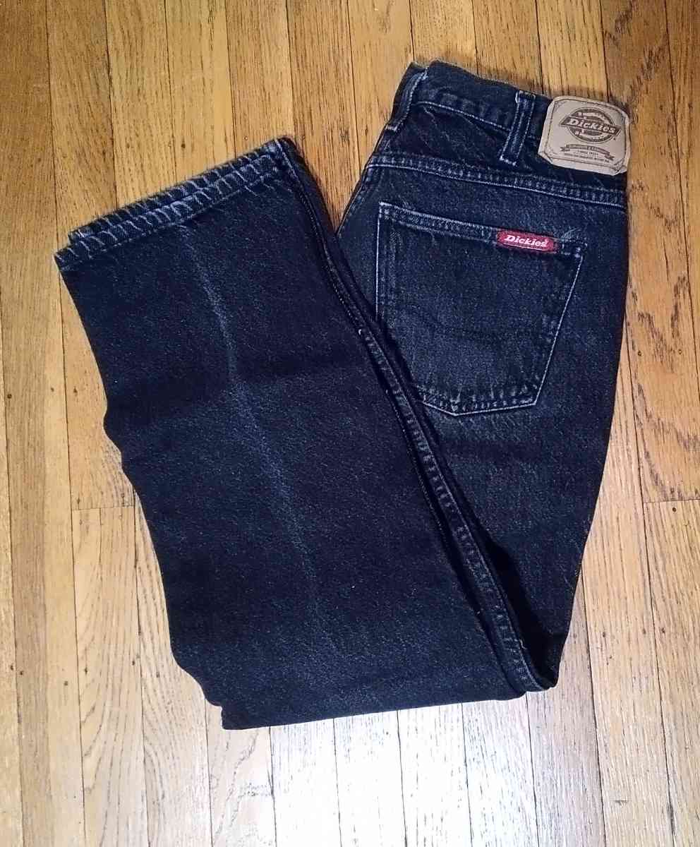 32x30 Dickies black denim jeans