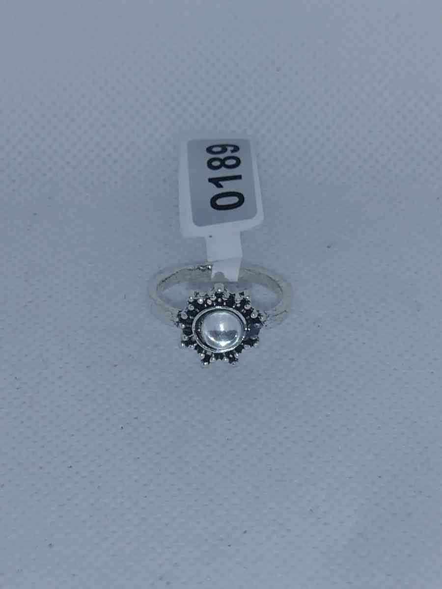 Starburst Silver Ring
