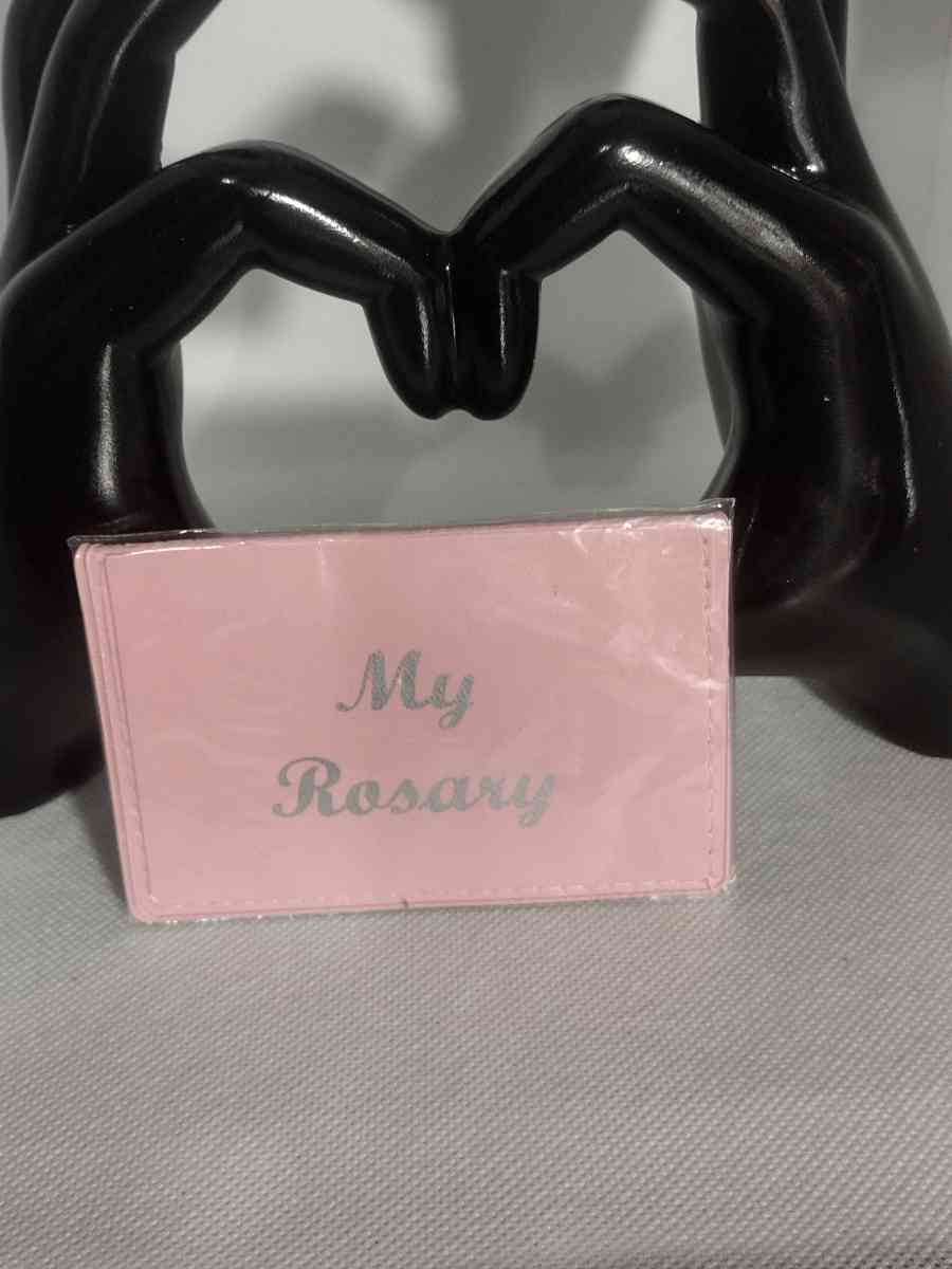 Pink Rosary with Pouch