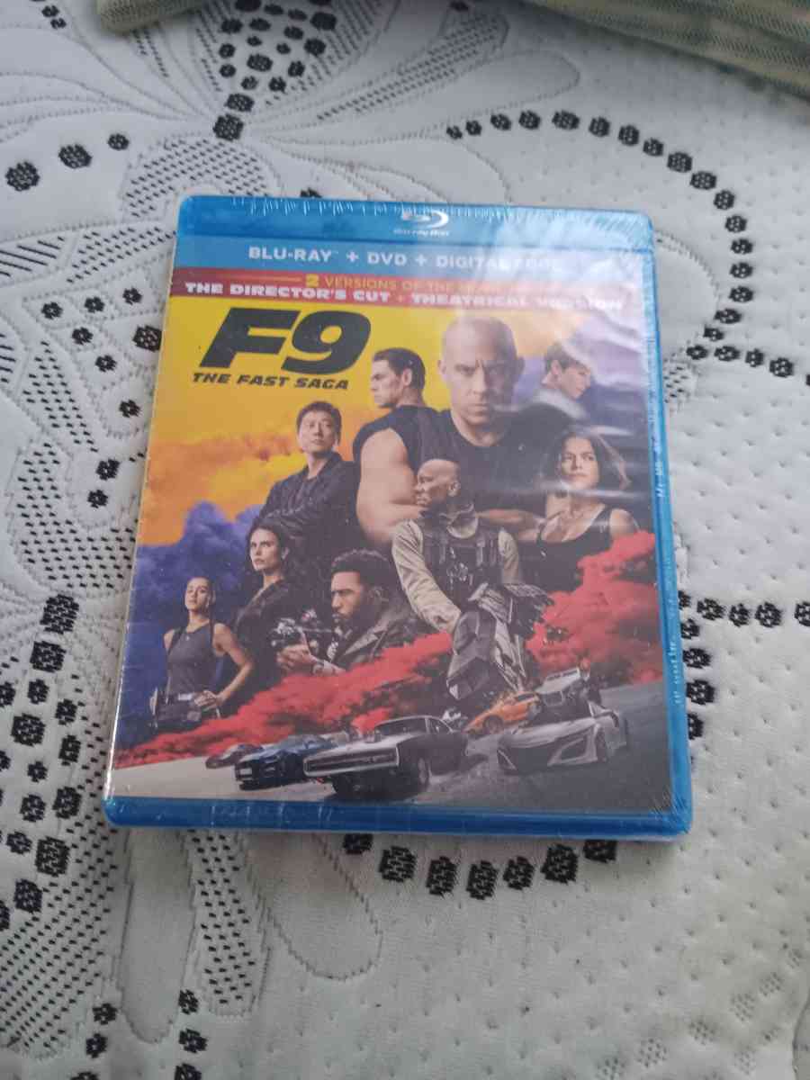 fast 9 the fact saga blu ray dvd and digital code brand new