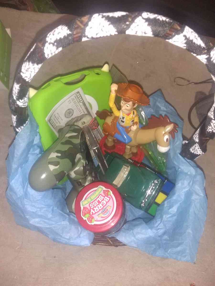 Boys Christmas gift basket