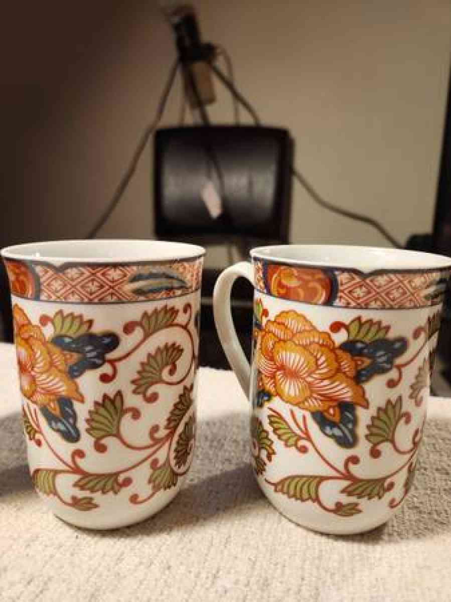 Vintage porcelain mugs