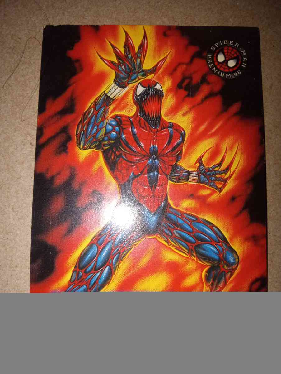 94 and 95 clear ultra Spiderman trading cards