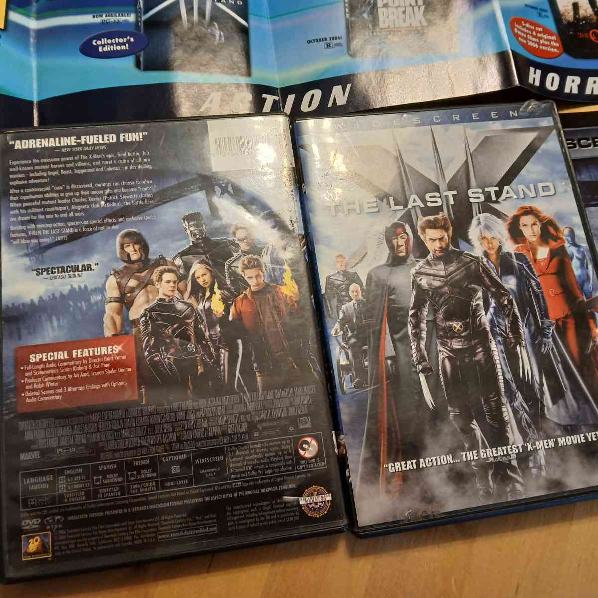 X Men The last Stand DVD