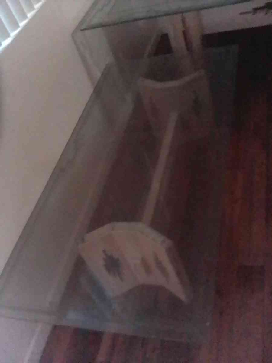 glass topped dining and coffee table southwest style