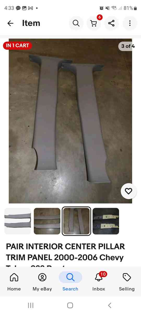 03 to 06 chevy tahoe suburban youkon gm parts only