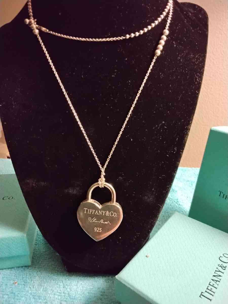 TIFFANYCO HEART LOCK NECKLACE