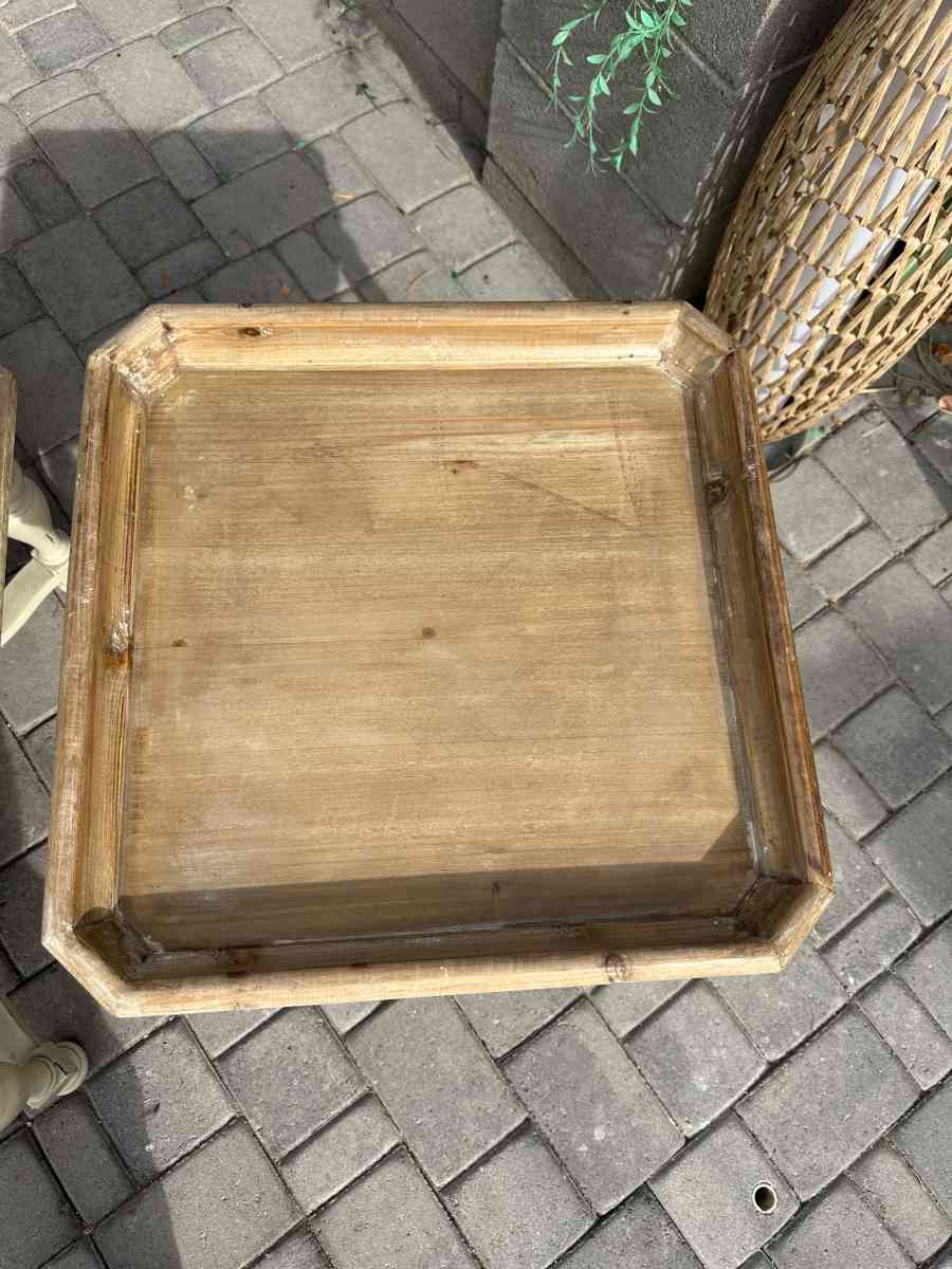 Wooden Coffee and Side Table Set