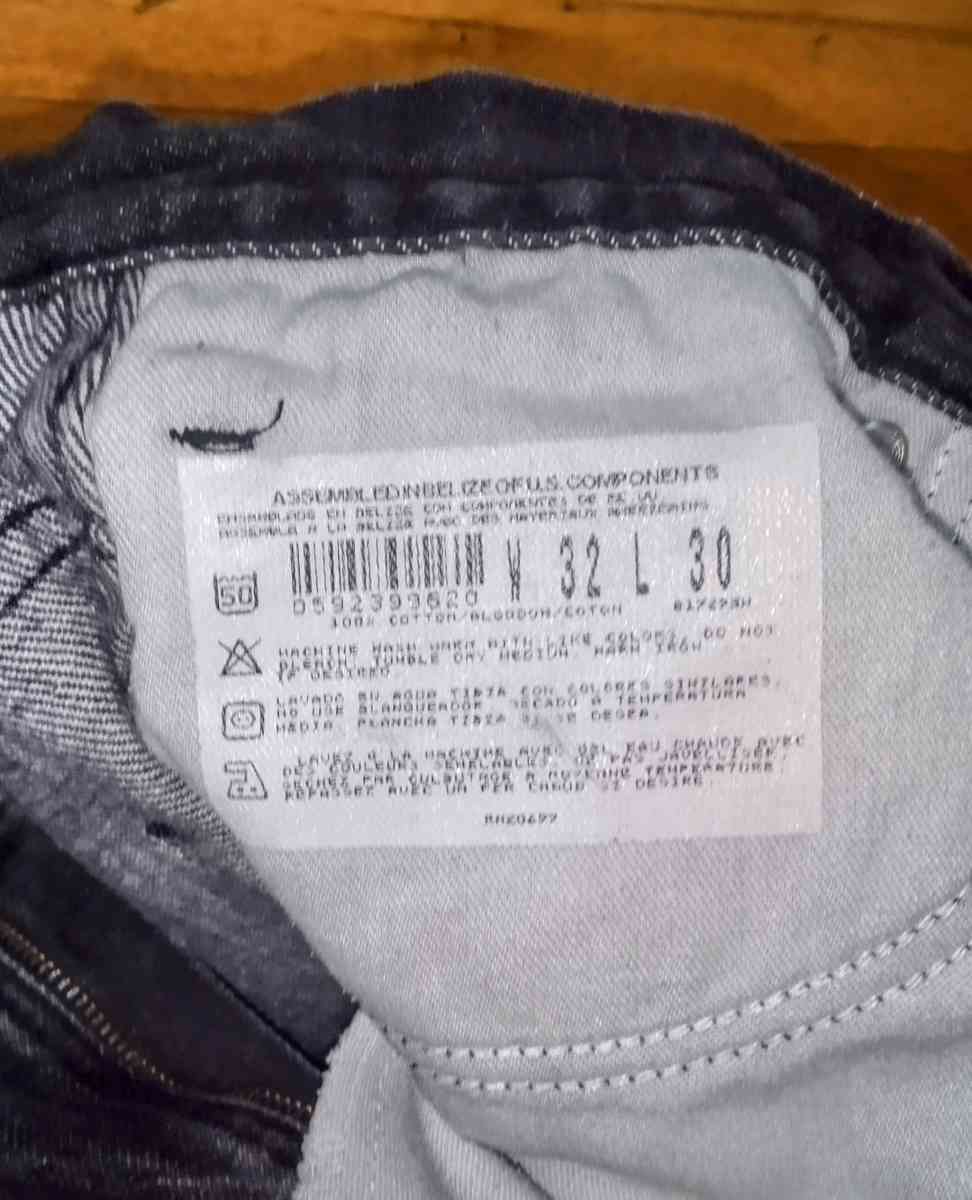 32x30 Dickies black denim jeans