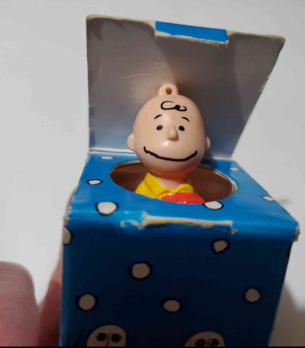 VINTAGE PEANUTS CHARLIE BROWN POP UP X MAS ORDIMENT