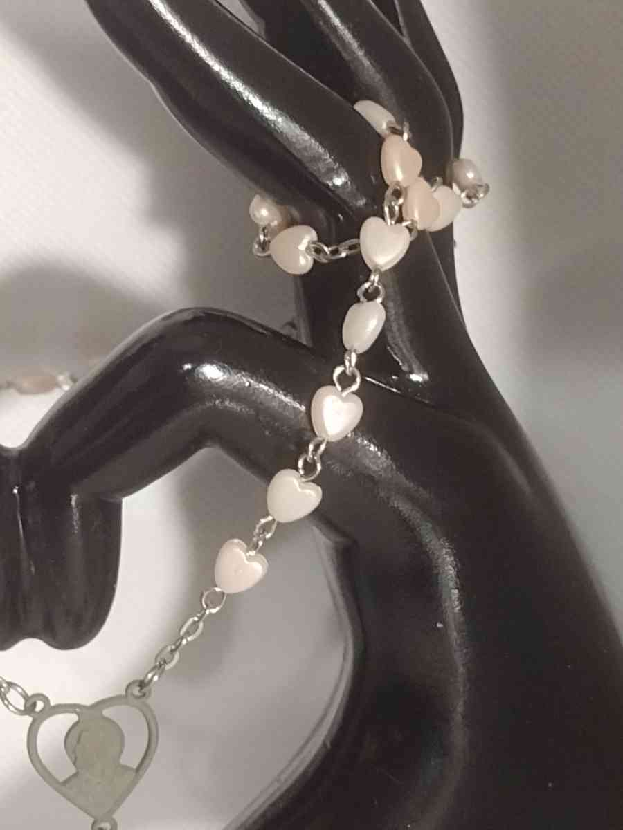 Pink Rosary with Pouch