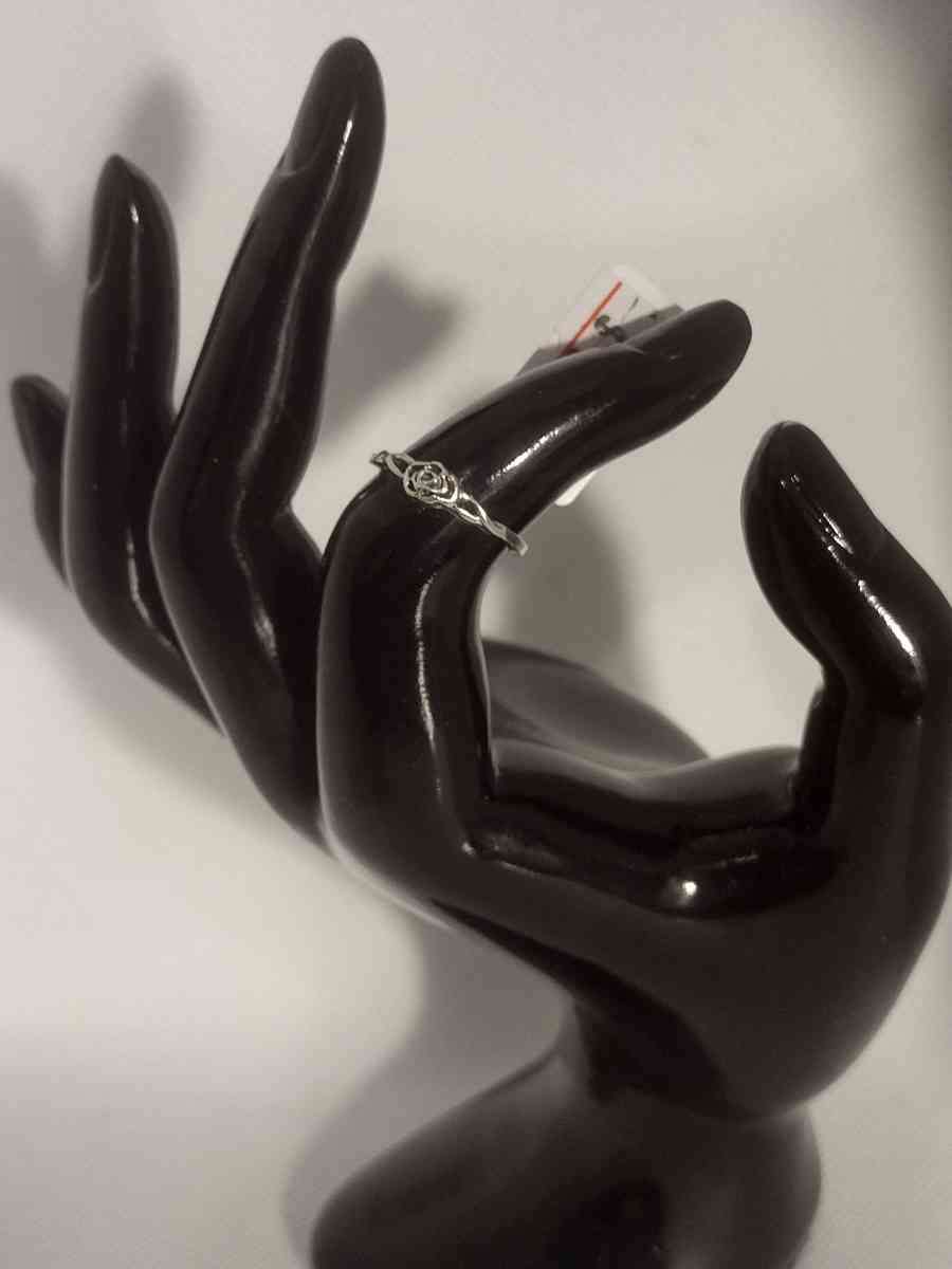 Silver Rose Ring