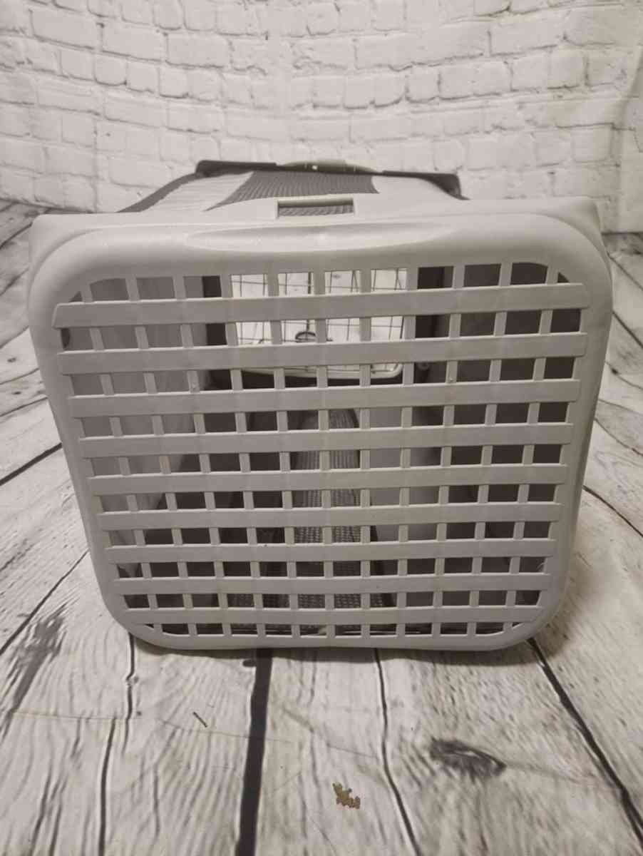 Pop Open Gray Pet Crate