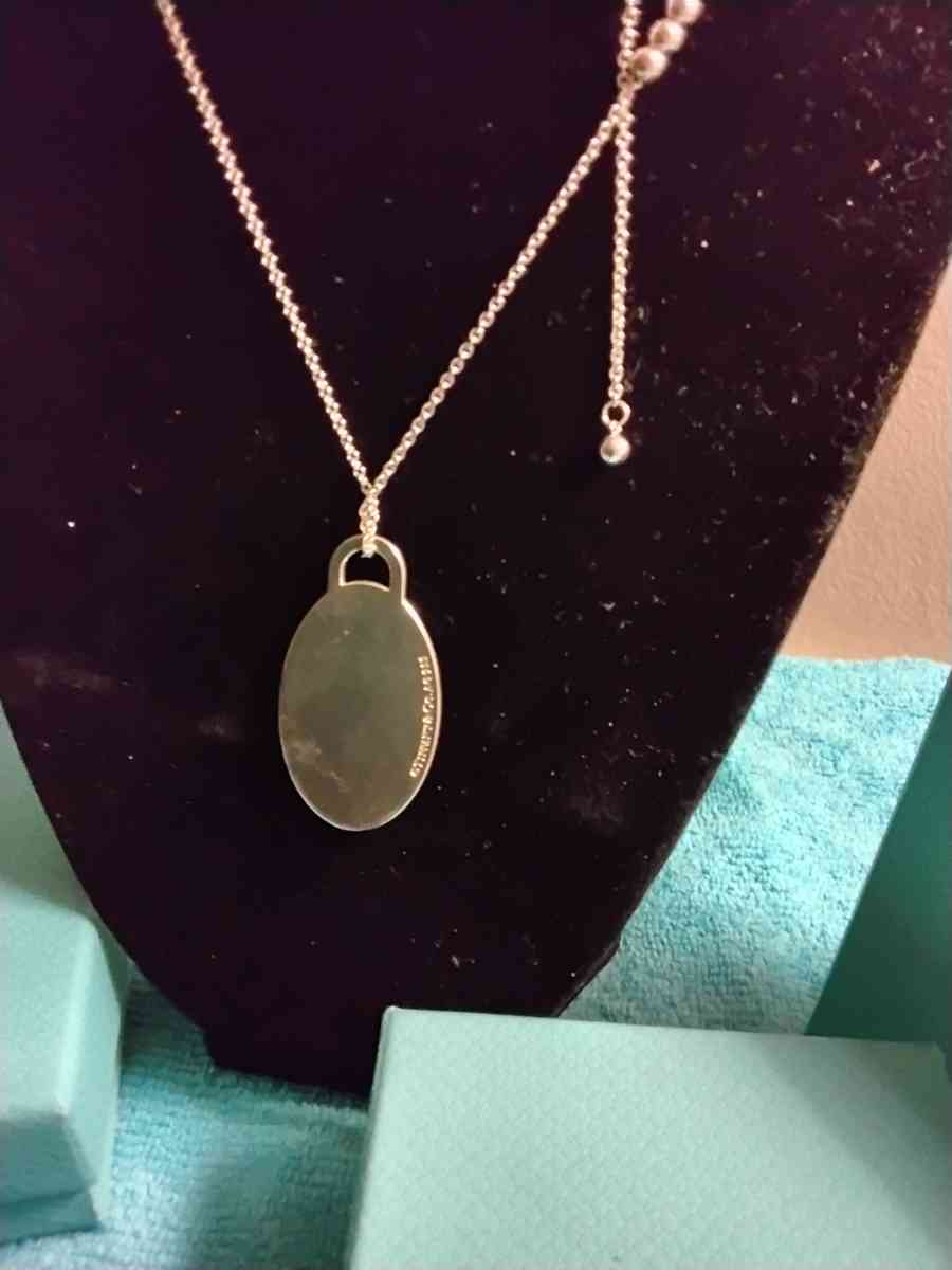 TIFFANYCO BLUE SPLASH NECKLACE