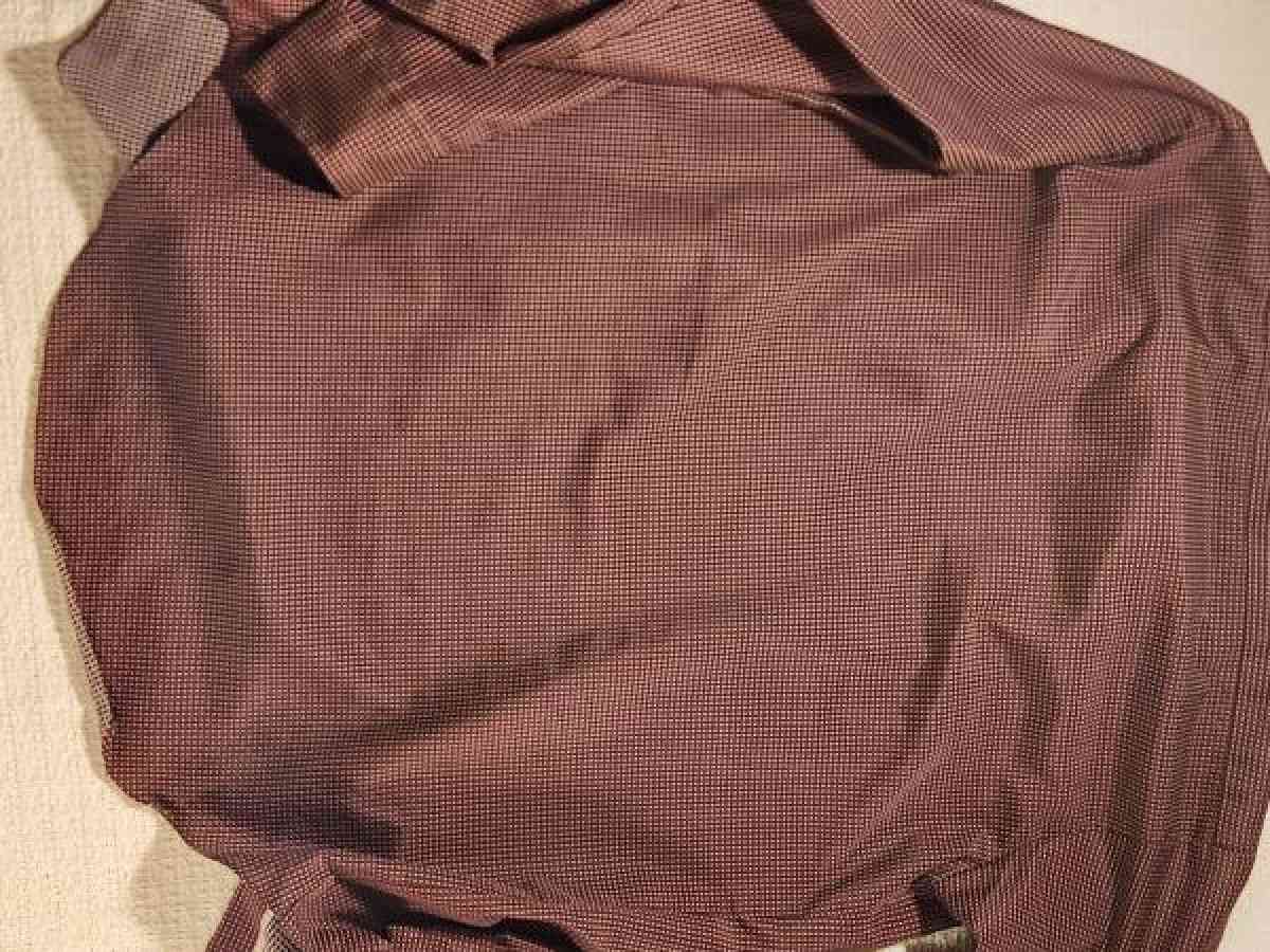 red button up dress shirt