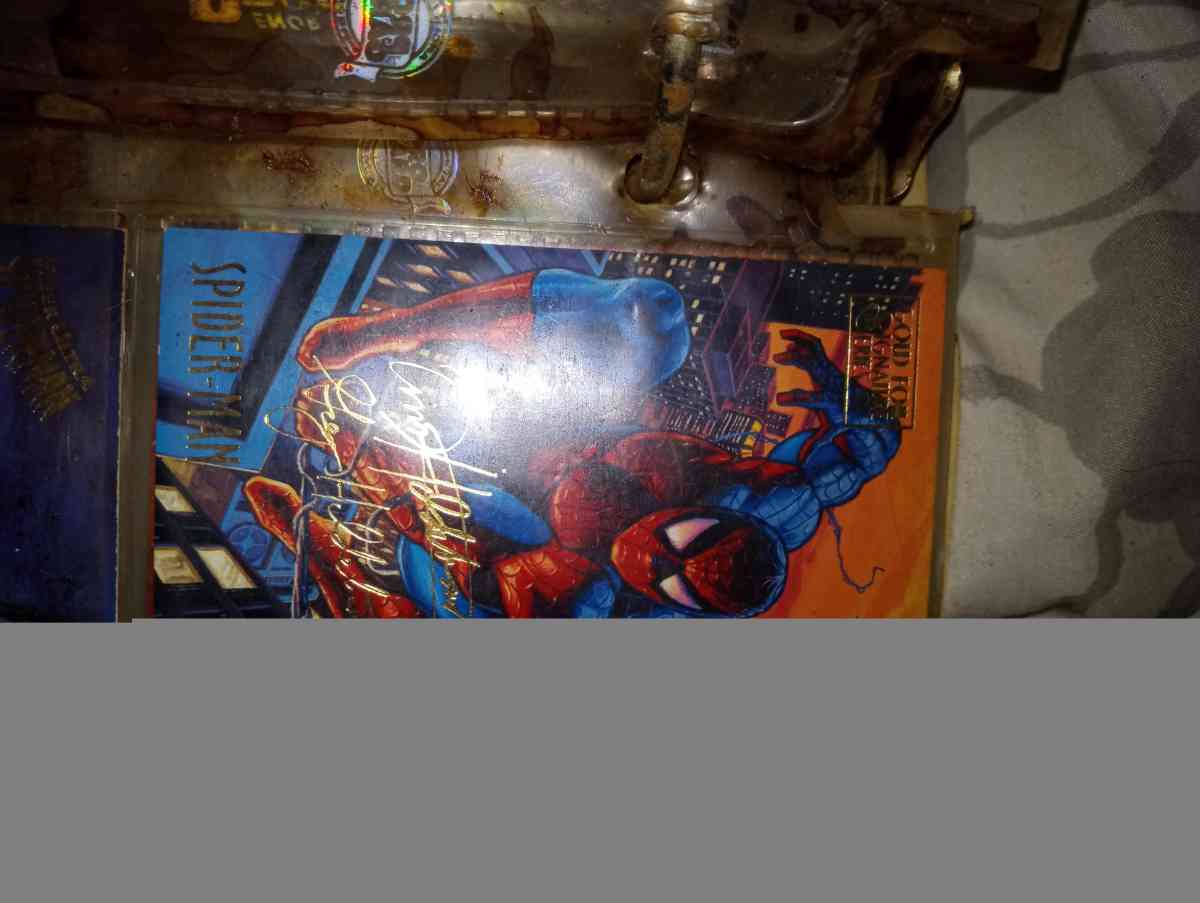 94 and 95 clear ultra Spiderman trading cards