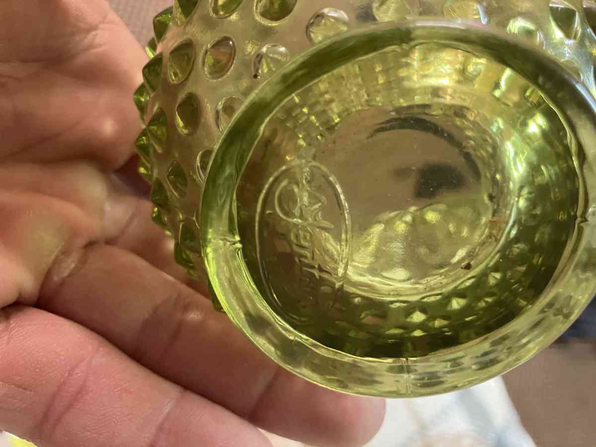 Fenton carnival glass vase