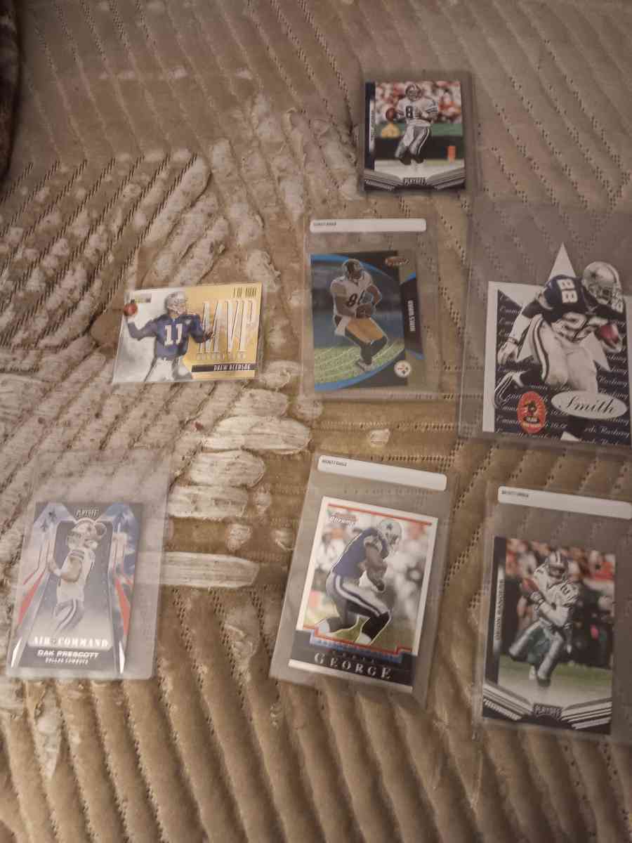 nfl football cards dont know if they are rare
