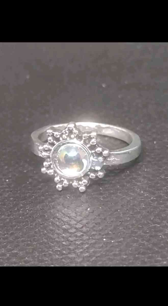 Starburst Silver Ring